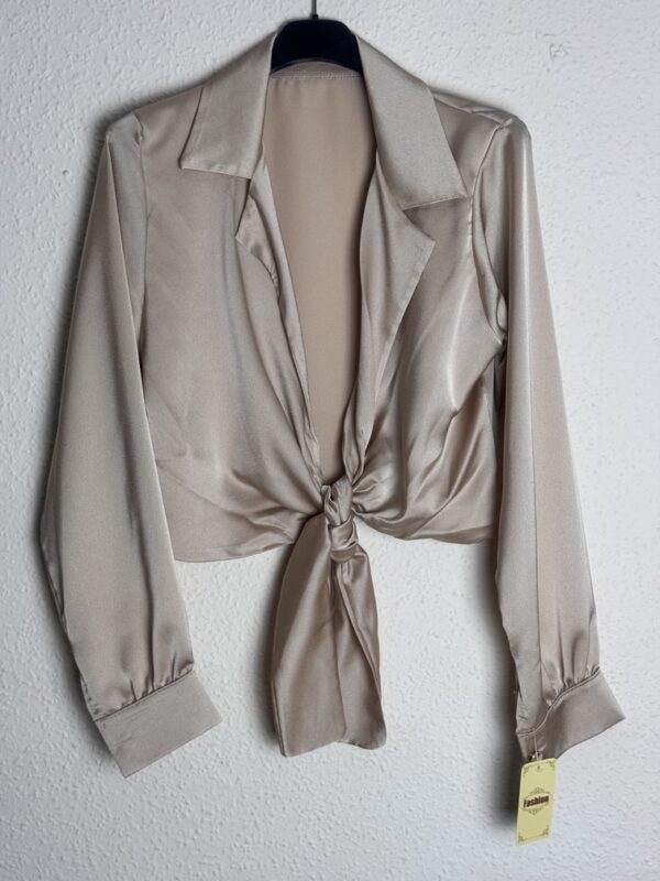 Blusa gasa nudo - Imagen 2