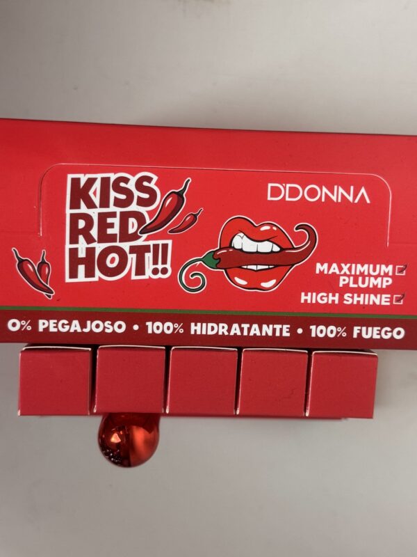 Gloss kiss red hot