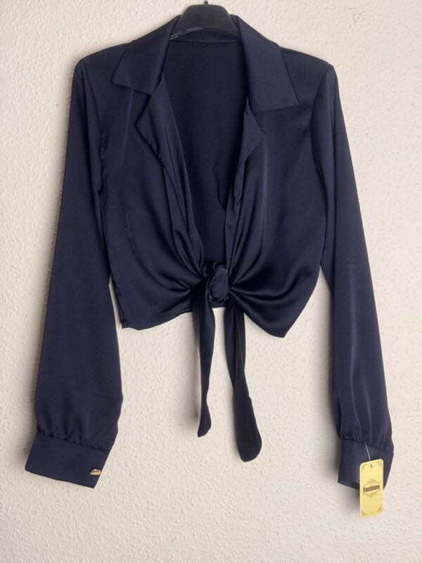 Blusa gasa nudo